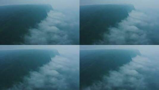 四川·蜀南竹海·山川·川西·竹林·云雾·高空4K高清在线视频素材下载