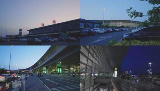 长春龙嘉机场多画面精选4k高清在线视频素材下载