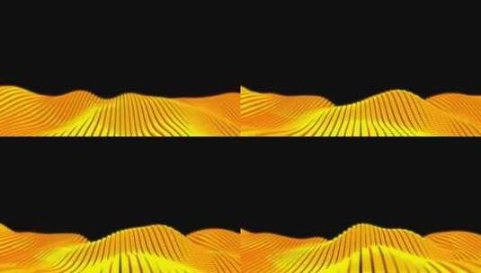 粒子波浪 1前进 3D 几何体 块 块状高清在线视频素材下载