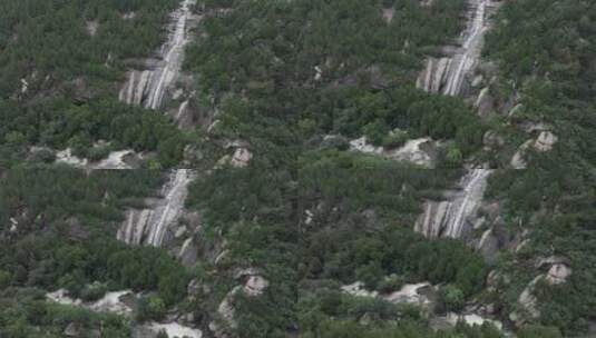 雨后泰山，飞瀑流泉高清在线视频素材下载