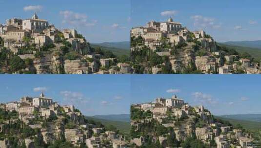 Gordes，Vucluse，Luberon；法国普罗旺斯高清在线视频素材下载