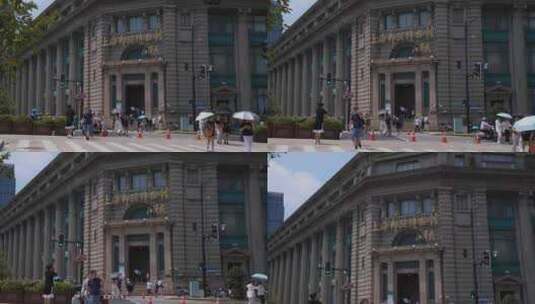 4K城市上海邮政博物馆外景空境100P高清在线视频素材下载