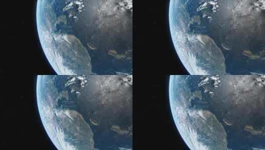 震撼地球视角航拍太空宇宙星球高清在线视频素材下载