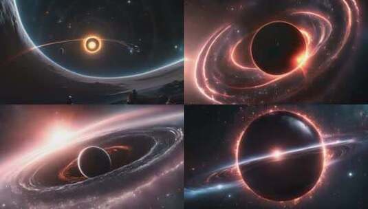 黑洞 星体 宇宙高清在线视频素材下载