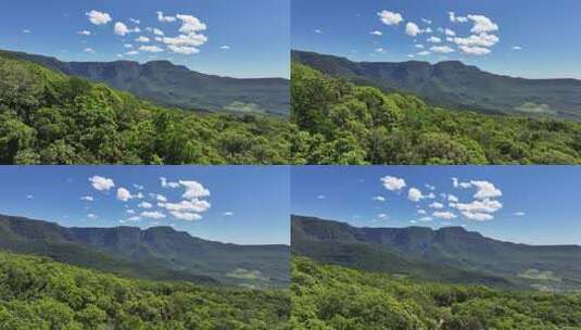 巴西圣卡塔琳娜普拉亚大峡谷风景。峡谷景观高清在线视频素材下载