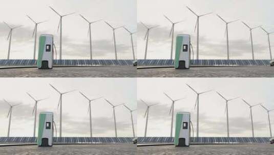 新能源汽车宣传片充电展示高清在线视频素材下载