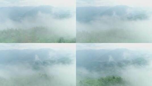山清水秀的，云雾缭绕。高清在线视频素材下载