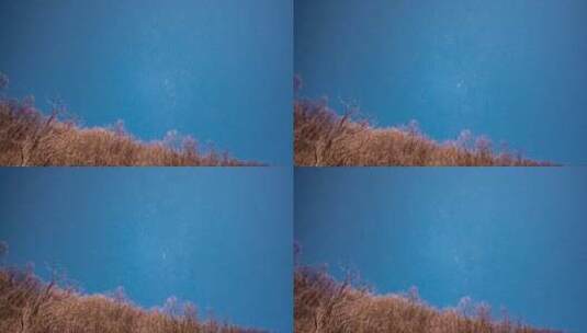 洛阳4k重渡沟斗转星移星空延时摄影高清在线视频素材下载
