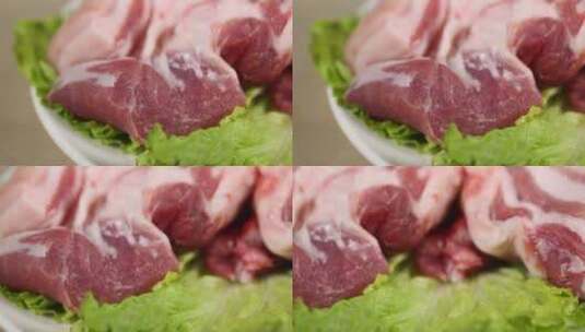 猪肉五花肉 (2)高清在线视频素材下载