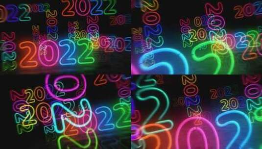 2022年符号霓虹灯3d动画高清在线视频素材下载
