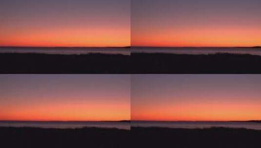 南卡罗来纳州海岸日落高清在线视频素材下载