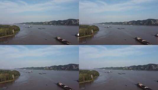 南京长江轮船远航素材高清在线视频素材下载