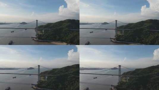 珠江口海域航拍高清在线视频素材下载