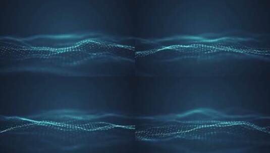 高科技专业蓝色数据粒子背景高清在线视频素材下载