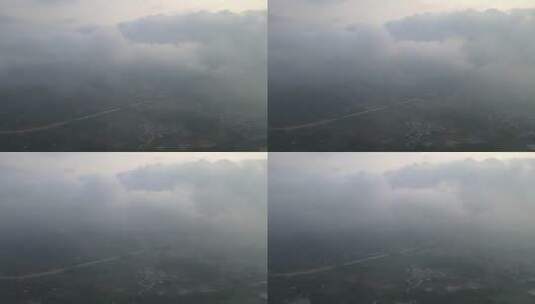 高空的云雾高清在线视频素材下载