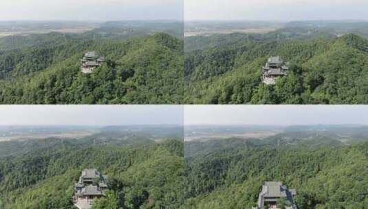 旅游景区湖南湘潭昭山风景区4A高清在线视频素材下载