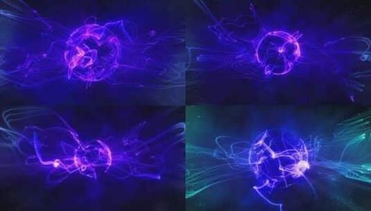 发光的粒子高清在线视频素材下载