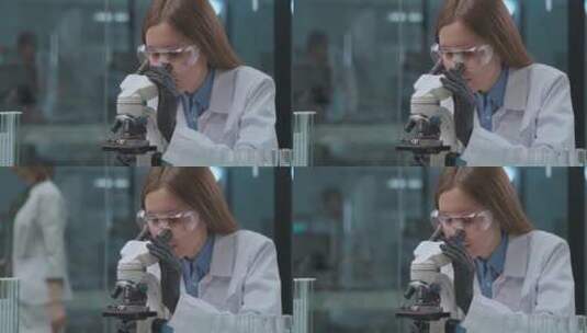 实验室里的女医生高清在线视频素材下载