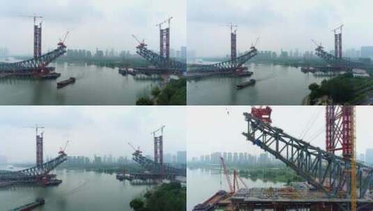 武汉江汉七桥高清在线视频素材下载