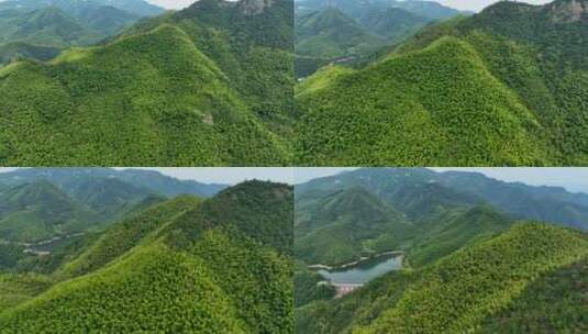 浙江德清石颐寺水库高清在线视频素材下载