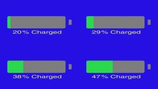 iPhone苹果通用快充动画绿蓝幕抠像背景素材高清在线视频素材下载