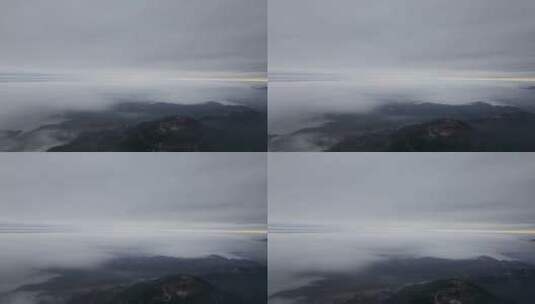 云海云雾缭绕清晨高清在线视频素材下载