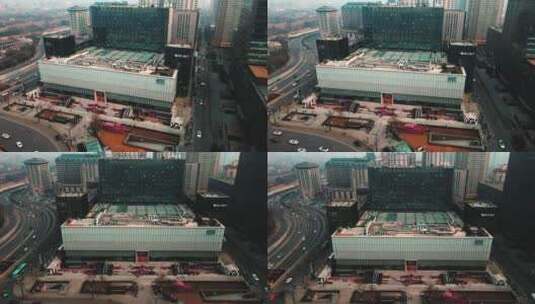 西安永宁门外合生汇商场2高清在线视频素材下载