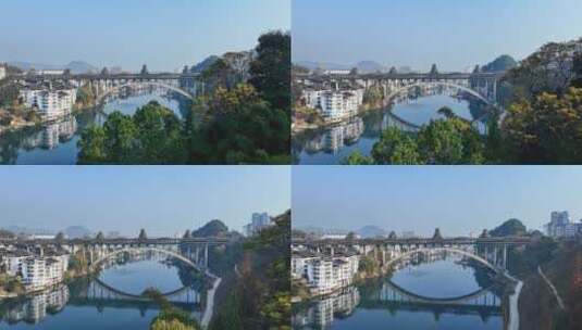 【正版素材】柳州三江风雨桥高清在线视频素材下载