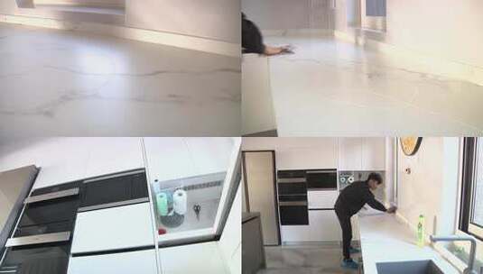 1049 厨房清洁 保洁高清在线视频素材下载