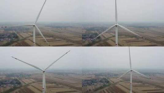 风力发电风车新能源高清在线视频素材下载