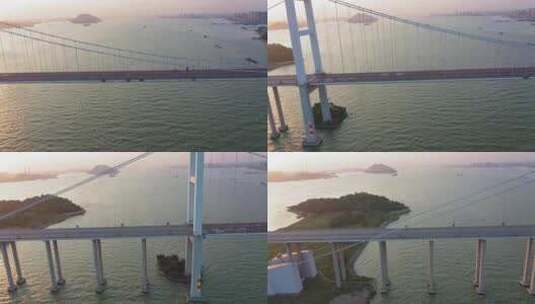 4K广州虎门大桥高清在线视频素材下载