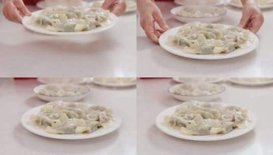 春节饺子高清在线视频素材下载
