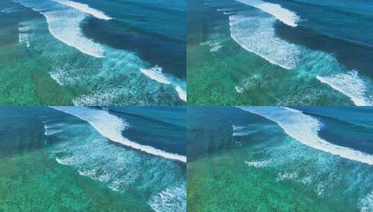 巴厘岛佩妮达精灵沙滩风光高清在线视频素材下载