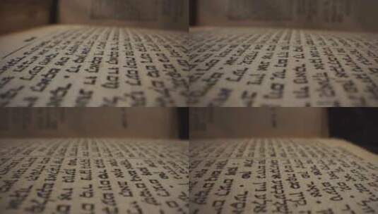 探索神圣的犹太遗产圣经关于托拉传统和智慧高清在线视频素材下载