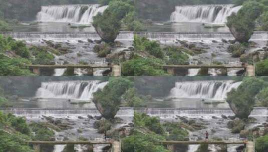 贵州穿洞河瀑布高清在线视频素材下载