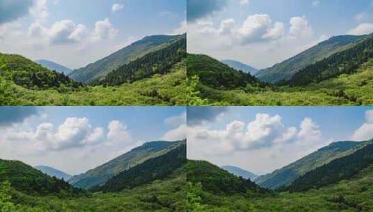 湖南衡阳南岳衡山祝融峰延时风光风景高清在线视频素材下载