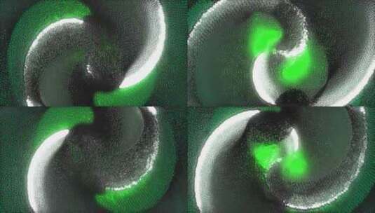 4 K绿色粒子背景无缝循环高清在线视频素材下载