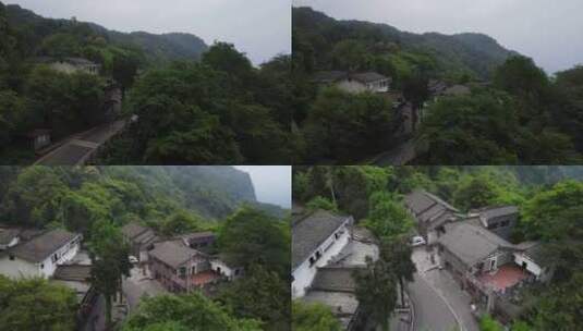 天台山航拍高清在线视频素材下载
