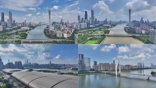 4k广州地标风光景点建筑宣传片高清在线视频素材下载