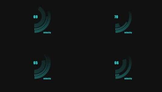 HUD图形 高科技图表 带通道高清AE视频素材下载