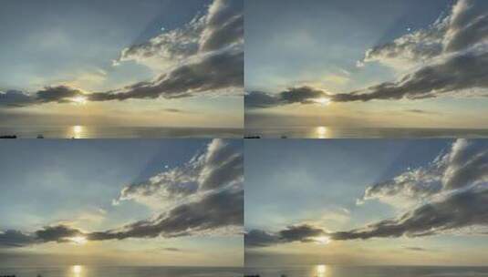 阳光与云层景色拍摄高清在线视频素材下载