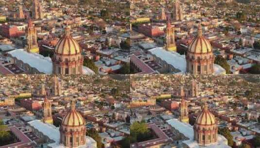 H090026A 墨西哥城市建筑航拍709高清在线视频素材下载
