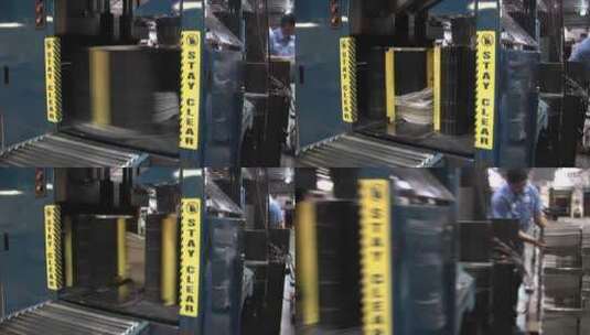工厂机器工作高清在线视频素材下载