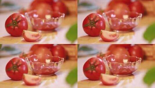 夏季西红柿番茄高清在线视频素材下载