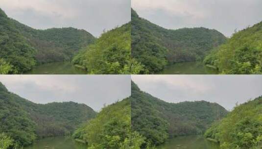 北京郊区山区森林河流景色高清在线视频素材下载