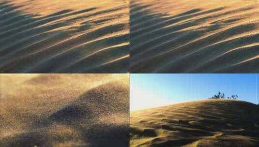 沙漠风沙特写镜头高清在线视频素材下载