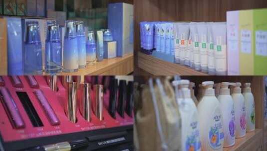 4k实拍化妆品店高清在线视频素材下载