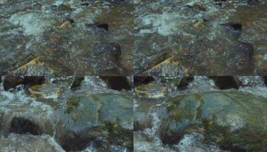岩石小溪河流高清在线视频素材下载