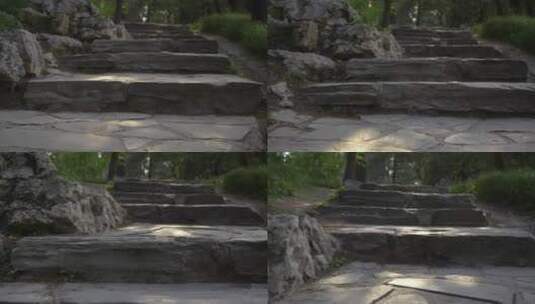【4K.10bit.60帧】石头台阶高清在线视频素材下载