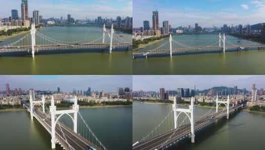 珠海白石桥前山河珠海空境航拍高清在线视频素材下载